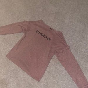 bebe Long sleeve/ Pj shirt 💓☺️Never been worn
